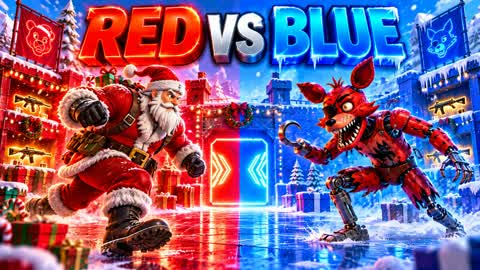 👹 RED VS BLUE [HAUNTED ARENA] 🔴🔵
