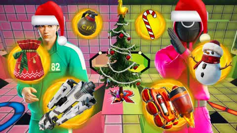 SQUID PINK VS GREEN: CHRISTMAS EDITION🎄