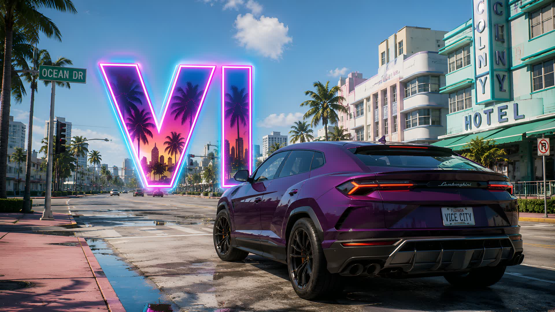 VICE CITY VI 🌴DRIVING CARS🌴TMNT