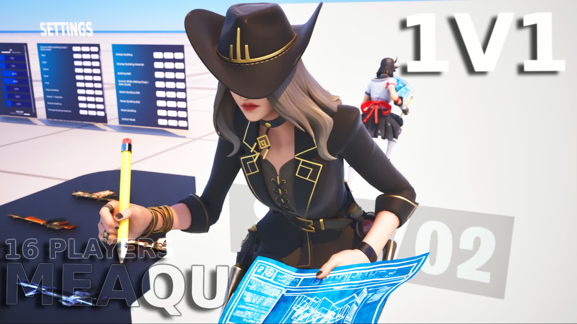 [Meaqu] 💫 1v1 Build Fights [16 Player]