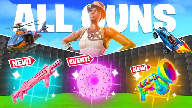 ULTIMATE 1V1 - ALL GUNS & RIDES