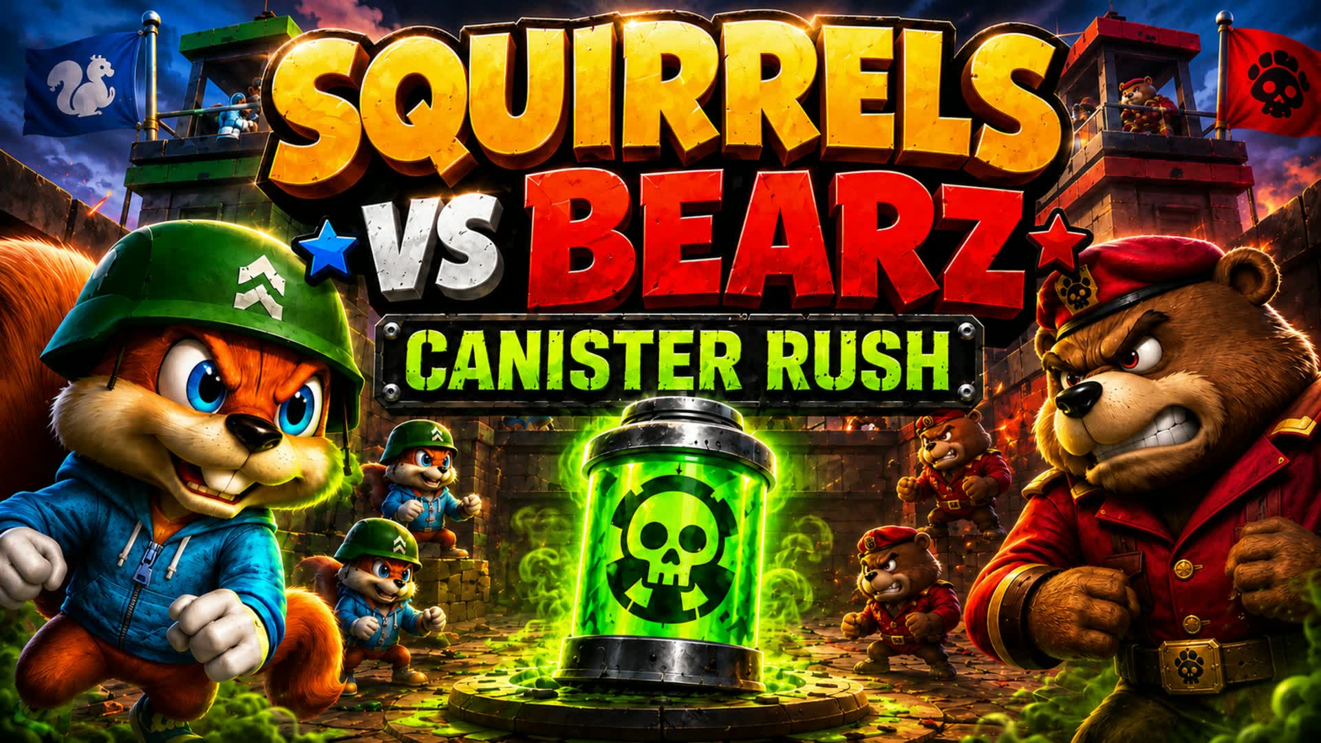 Squirrel vs Bearz: Canister Rush