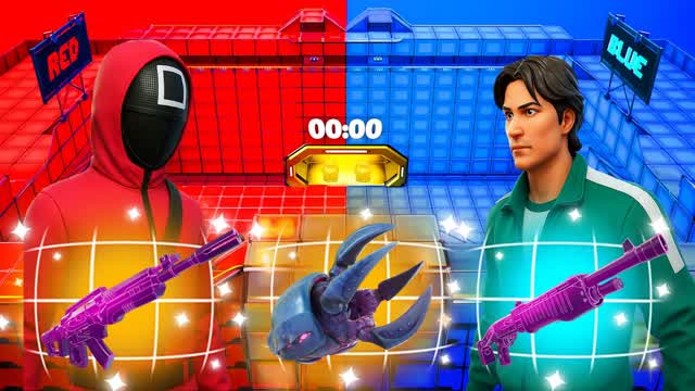 SQUID RED VS BLUE | CRAZY RVB