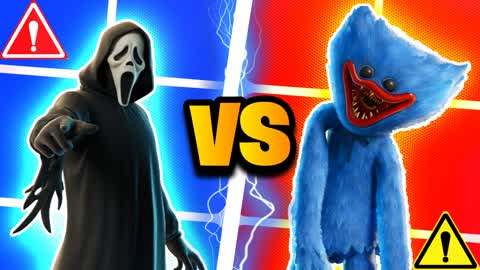 EXTREME HUGGY VS GHOSTFACE 🔴🔵