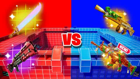 🔵red vs blue amazing battle 🔴
