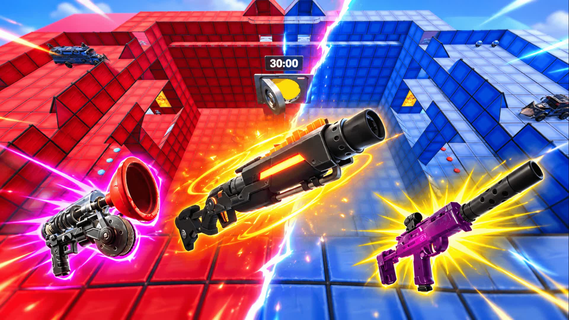 CRAZY RED VS BLUE 🔴🔵 W/ FIRST PERSON