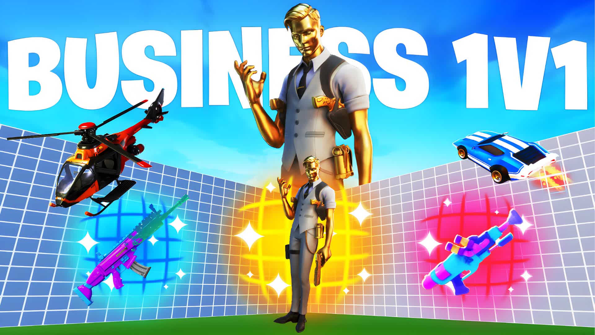 BUSINESS 1V1 FFA - ALL GUNS & RIDES
