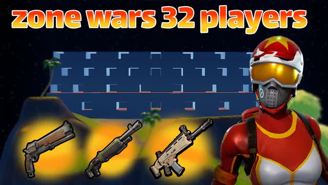 zone wars 32 player 😍 al3b