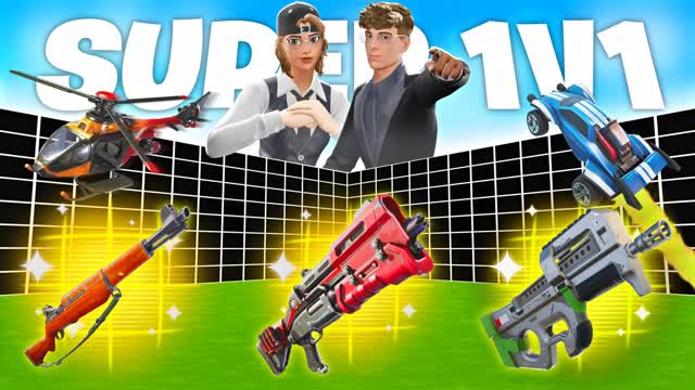 SUPER 1V1 FFA - ALL GUNS & VEHICLES