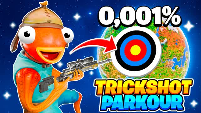 SUPER TRICKSHOT PARKOUR خدعة 🎯