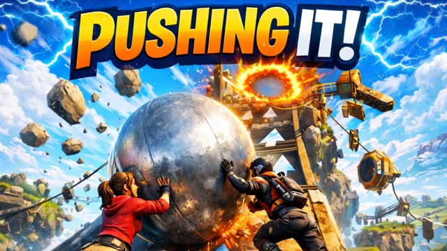 PUSHING IT ! PUSH THE BALL TO THE TOP!