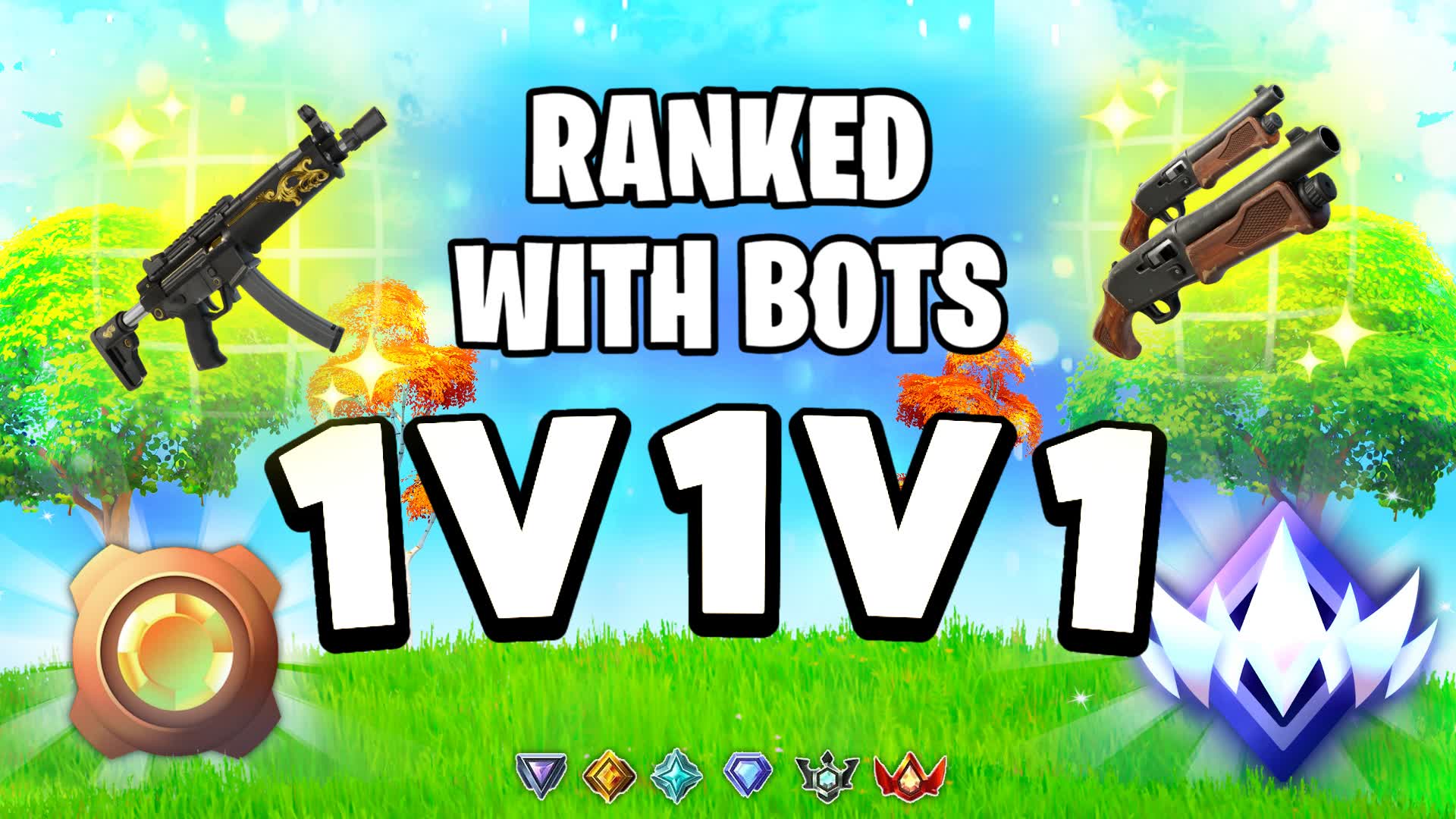 Ranked 1v1v1 With Bots