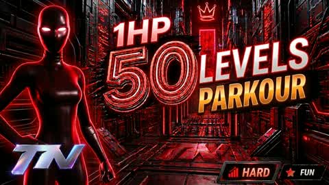 50 levels parkour (hard 1hp)