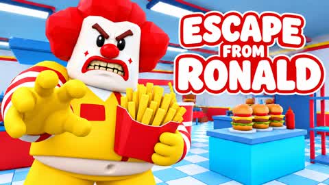 ESCAPE FROM RONALD [Obby] FALL GUYS