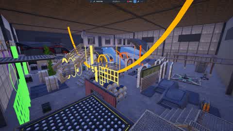 倉庫でサバゲー