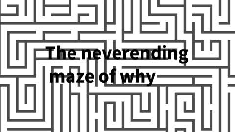 The never ending Maze of why