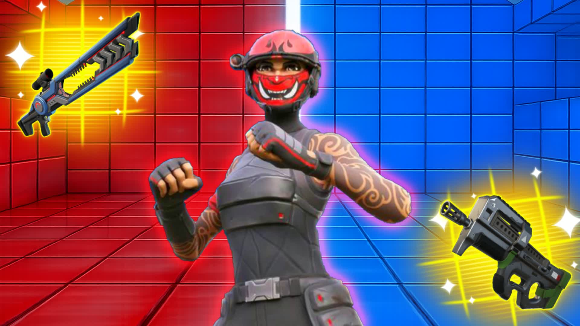 レッド対ブルー 3434