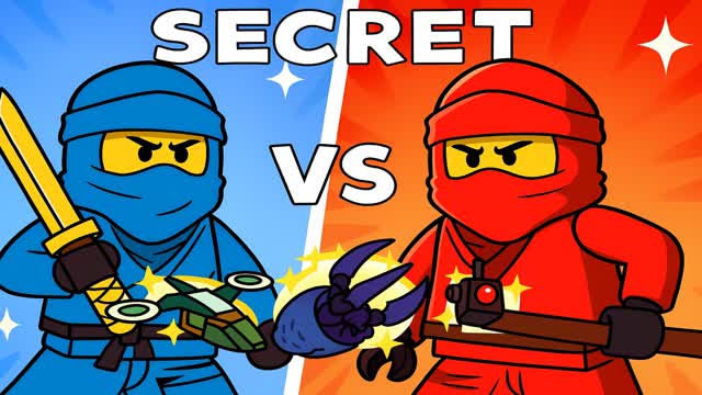 đŽSECRET NINJA RED VS BLUEđ”