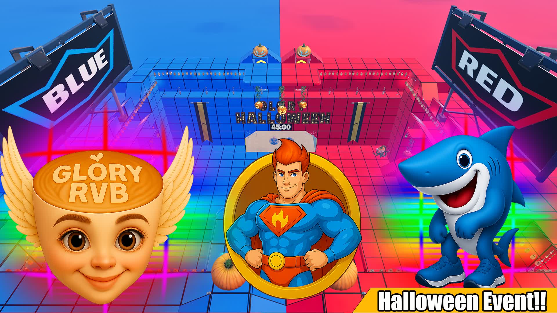 trineelgames의 글로리 레드 VS 블루 🔴🔵 2259-2421-3209 - 포트나이트