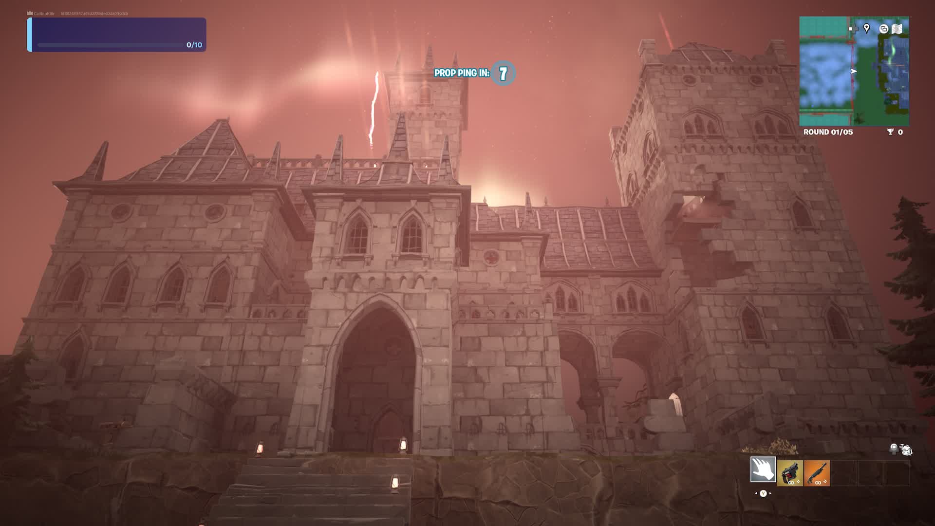 Spooky scary castle prop hunt
