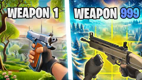 FIRST PERSON WINTER❄ GUN GAME ONE SHOT