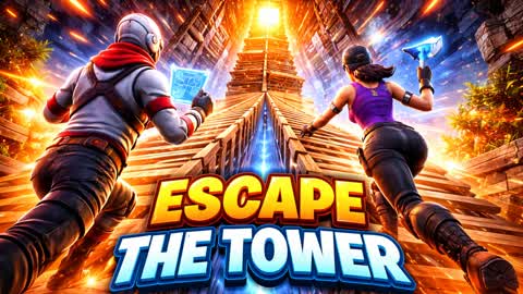 🏗️ ESCAPE THE TOWER – 1V1 BUILD RACE