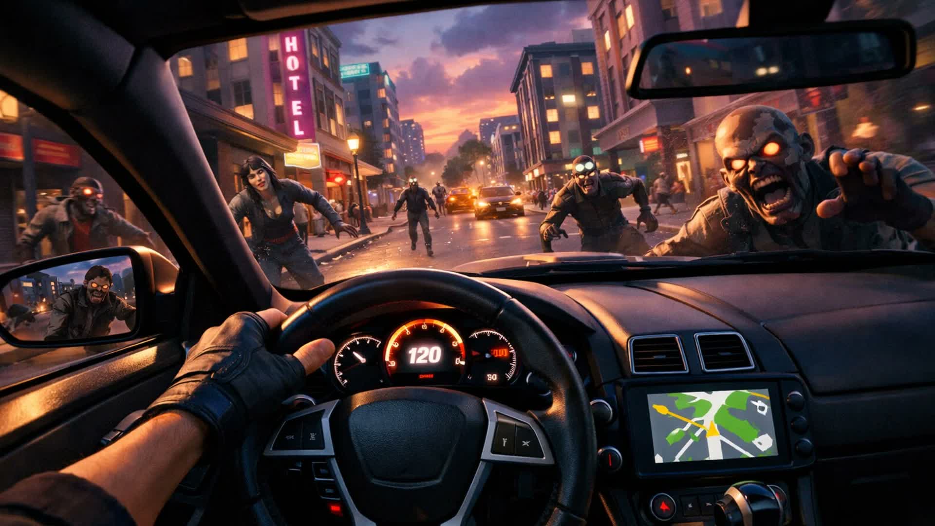 ゾンビ DRIVE🚗基地戦争🎭FFA🎵