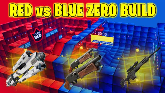 🔥CHAPTER7 / RED vs BLUE: 0BUILD ARENA🔥
