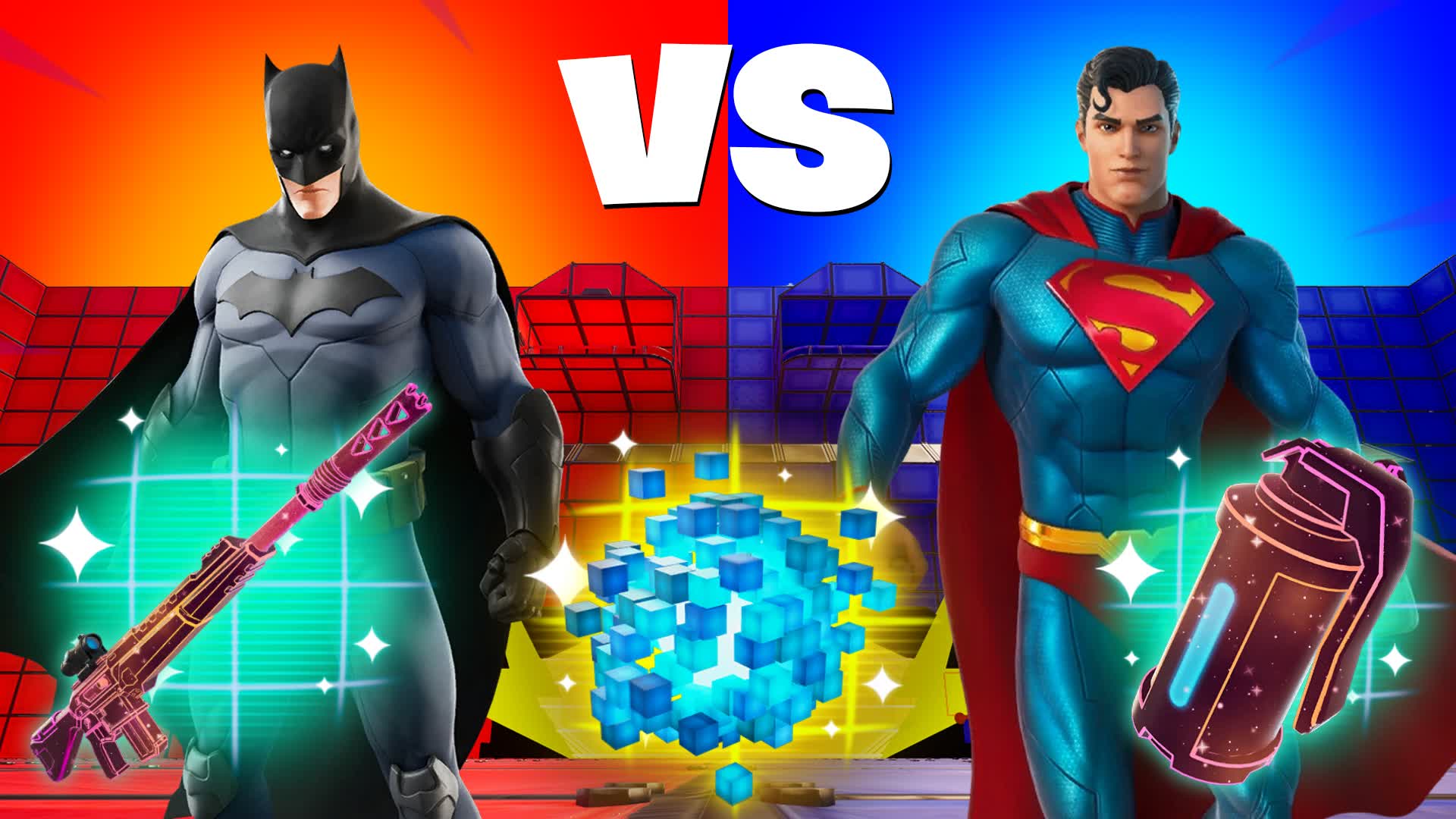 RED VS BLUE 🔴🔵 Superman VS Batman