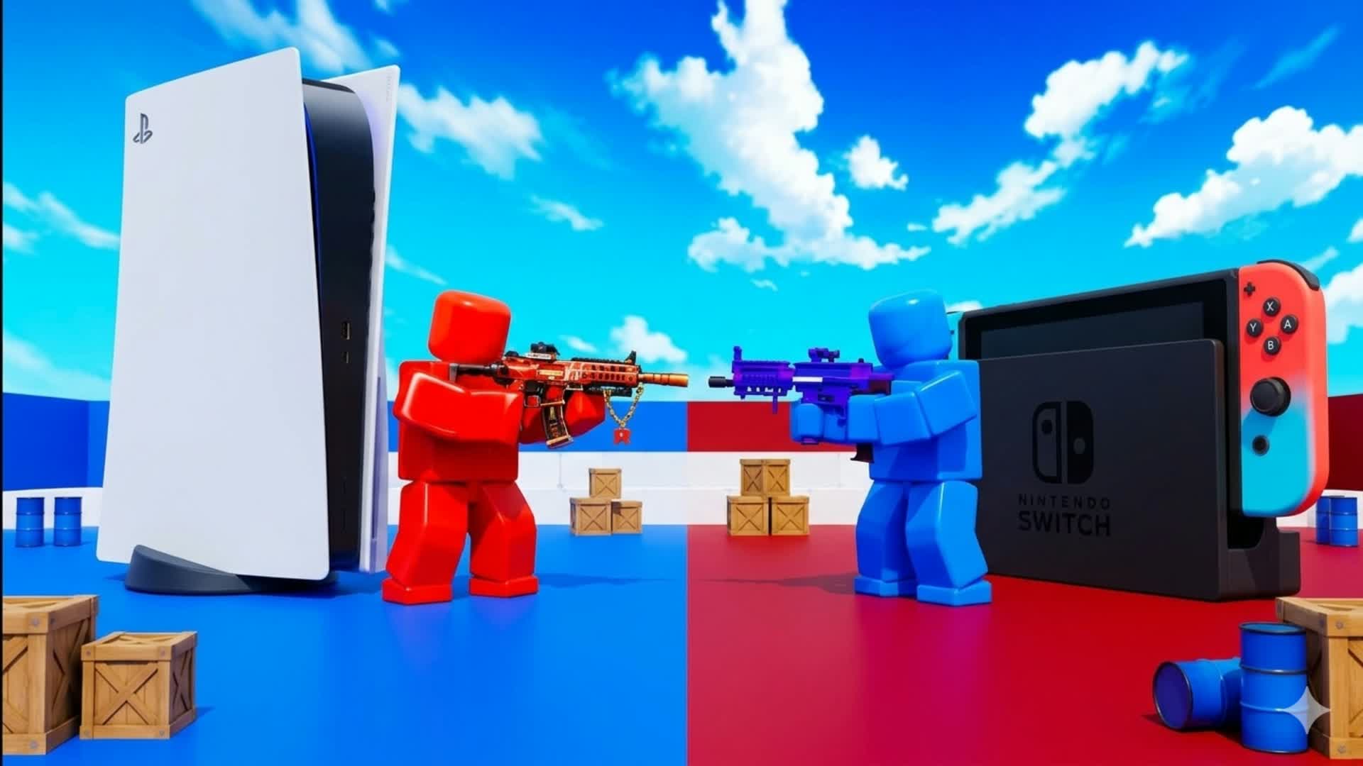 RIVALS RED VS BLUE 🔴🔵オーラスター