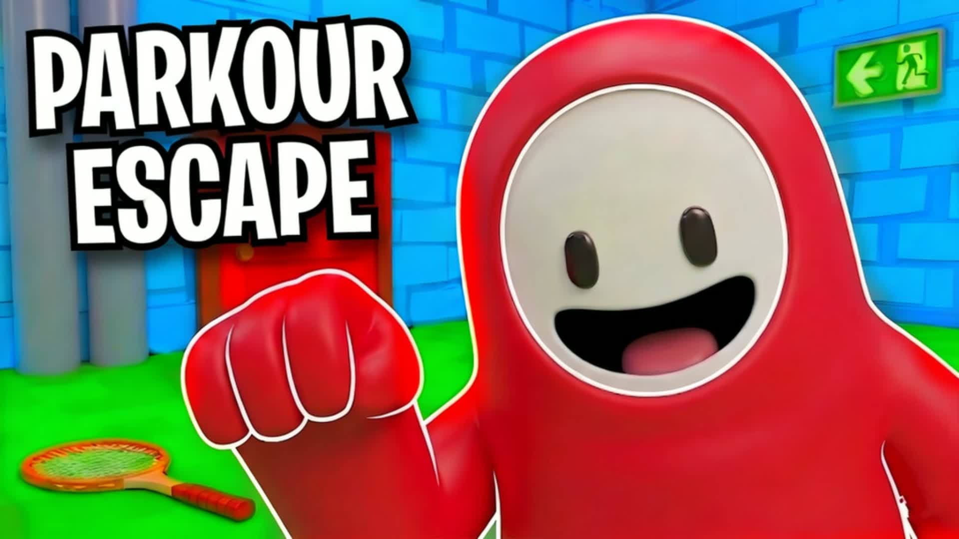 ESCAPE FROM MUSIC PARKOUR RUN FALL GUYS