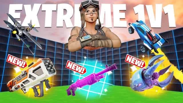 🏆EXTREME 1V1 ALL GUNS & VEHICLES🏆