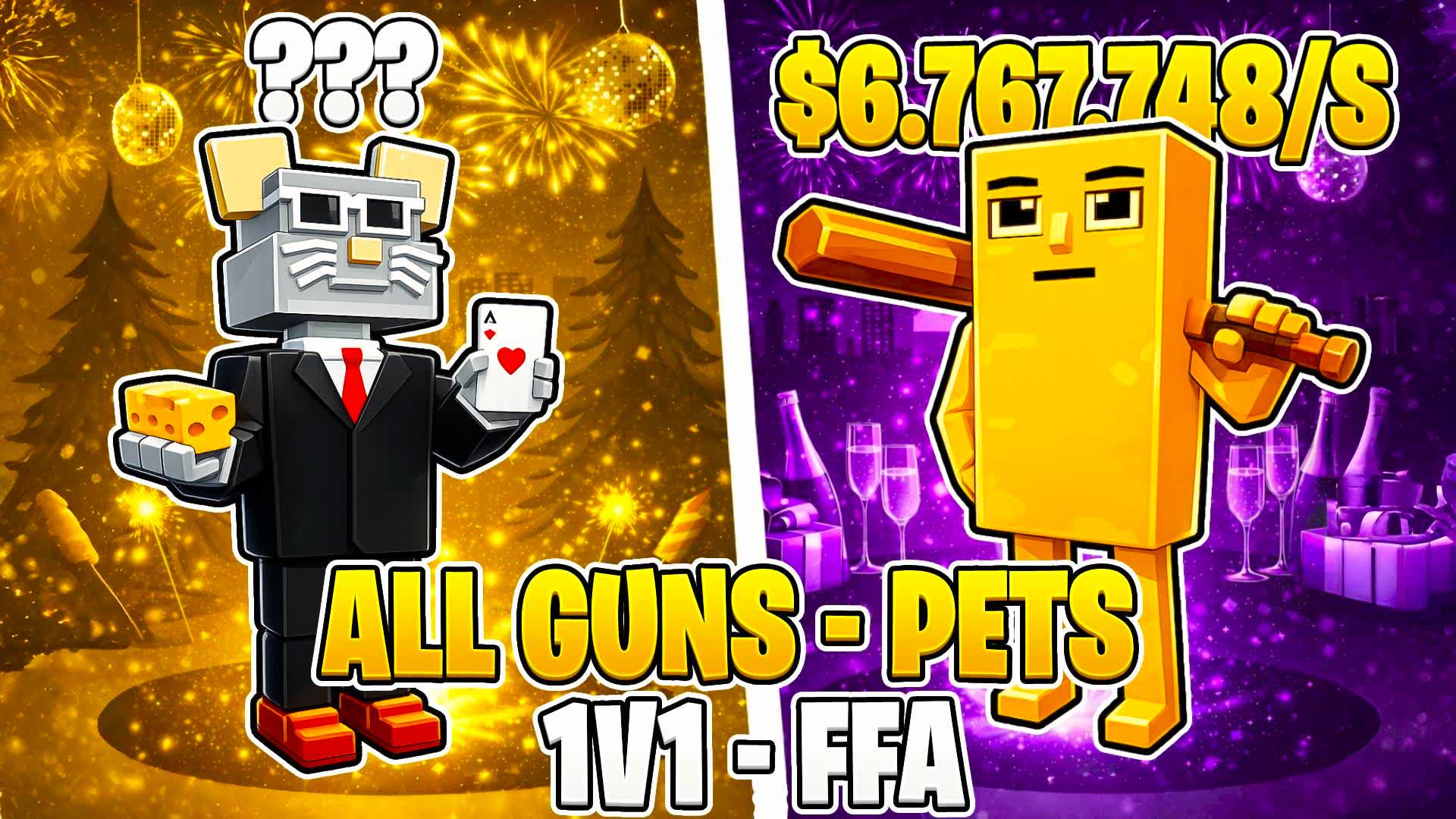 Adopt The Brainrots Pets - FFA 1V1