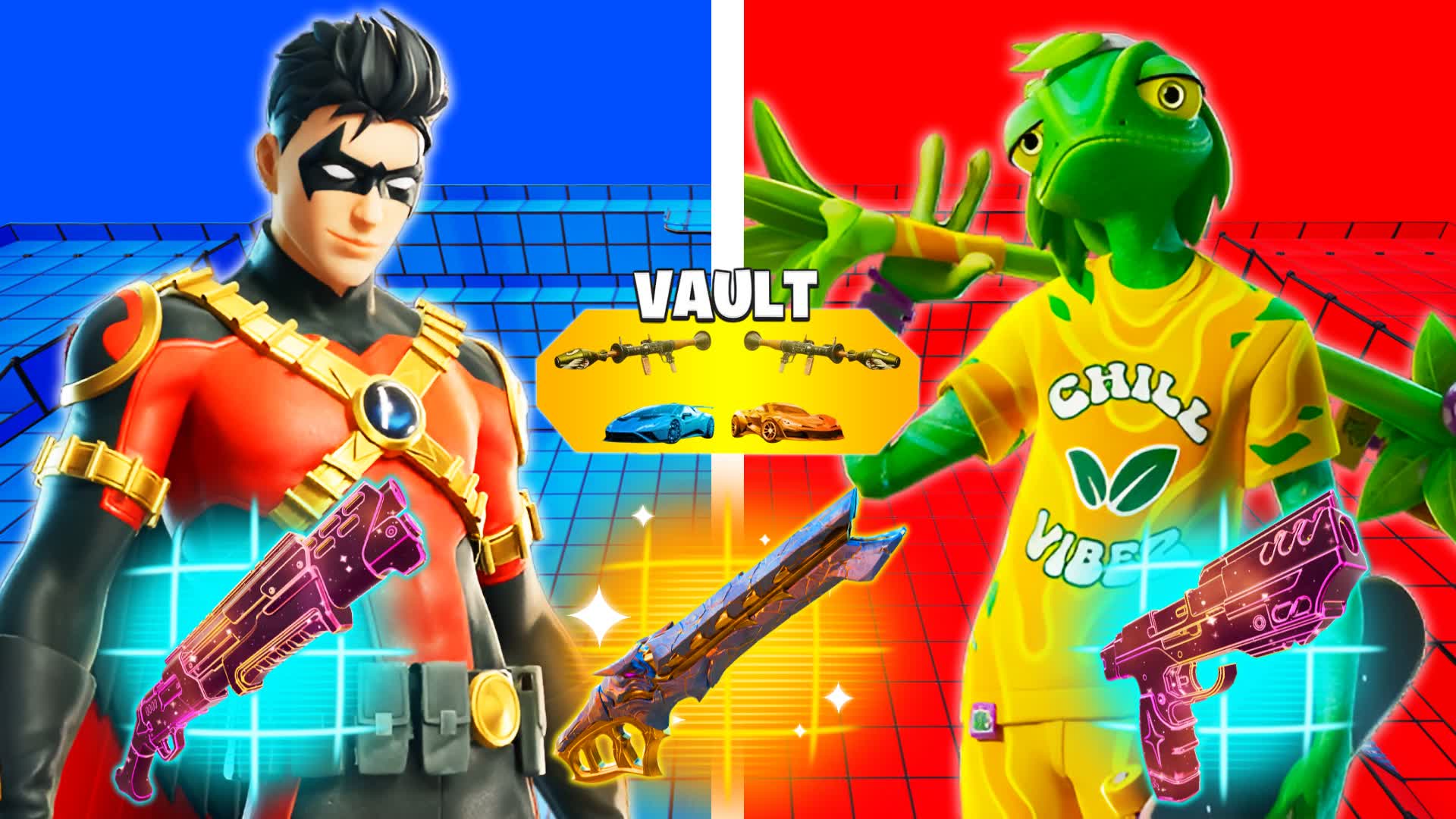 INSANE RED VS BLUE HERO 🔴🔵