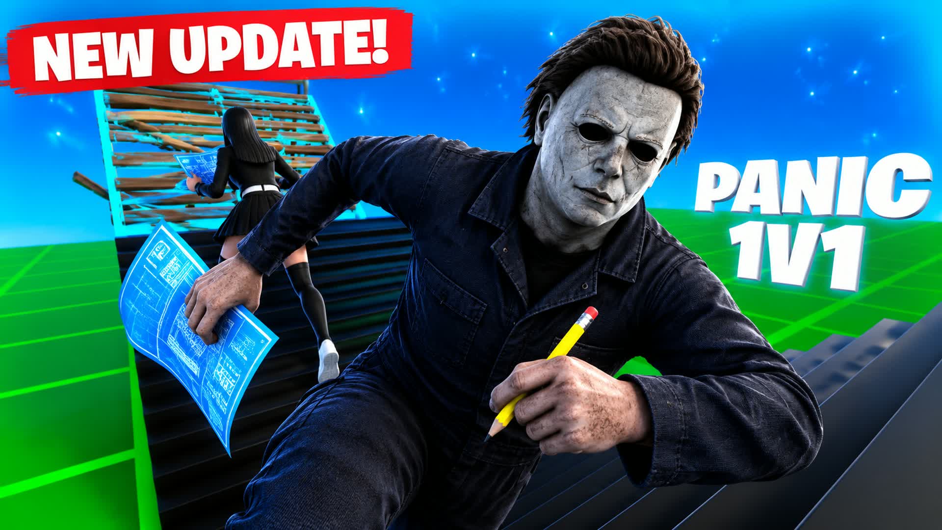 PANIC 1V1 BUILD FIGHTS (200 PUMPS)