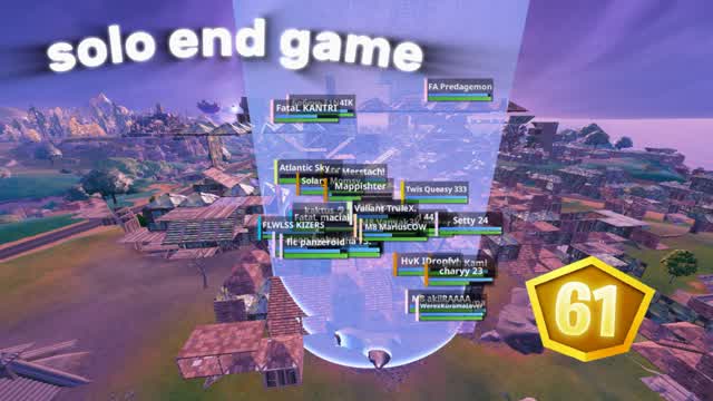 Cup Solo end game 32 players