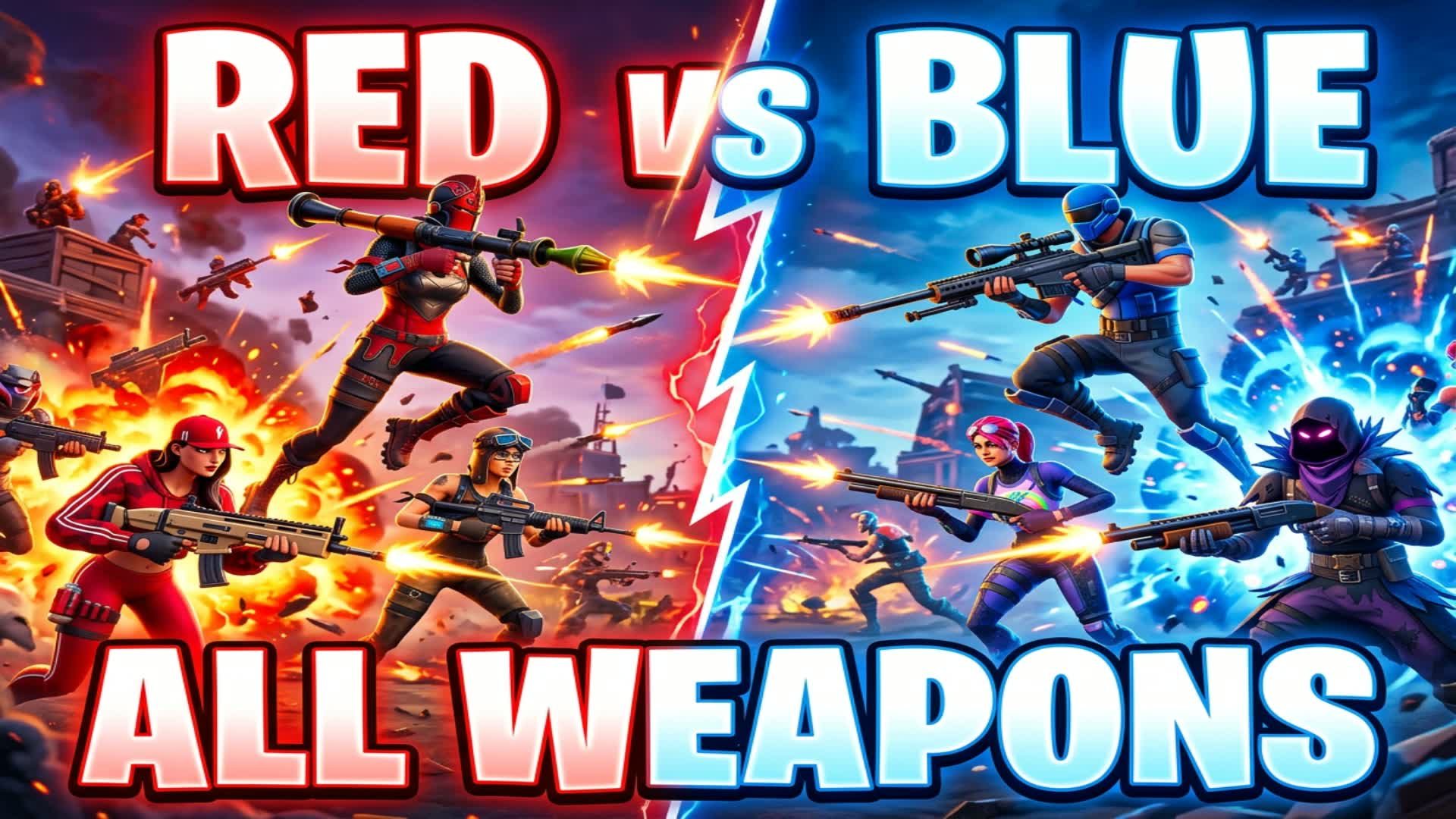 🔴🔵 CRAZY Red vs Blue – ALL WEAPONS