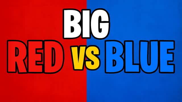 BIG RED VS BLUE 🔴🔵
