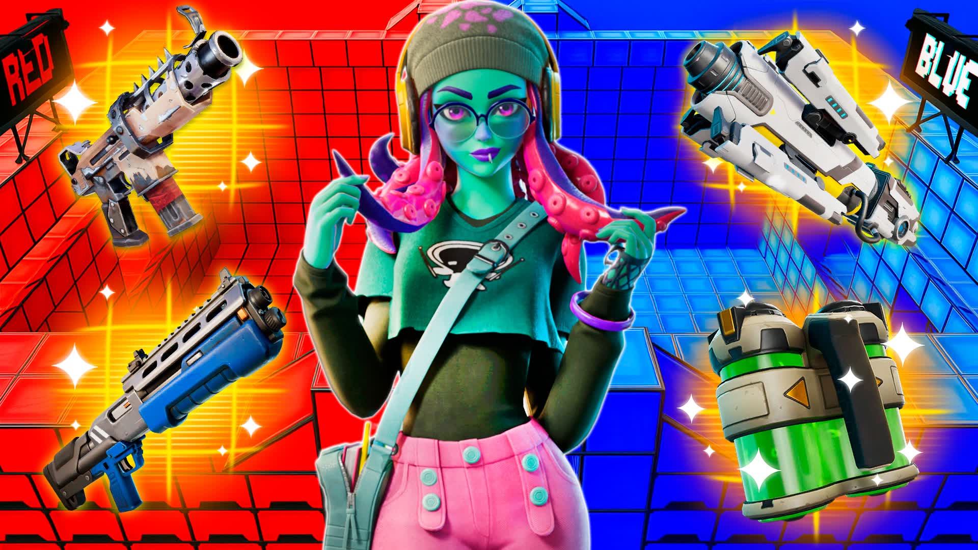 HUNTER RED VS BLUE🔴🔵