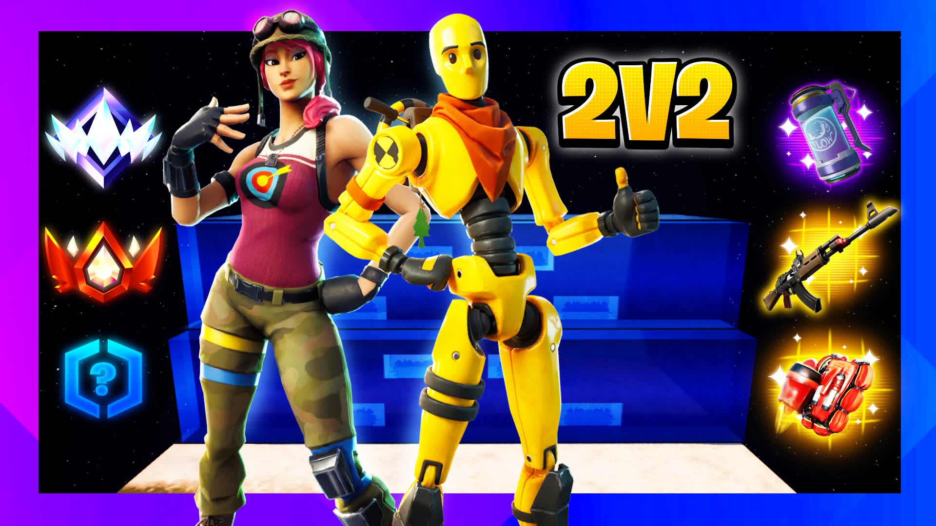 CRAZY DUO ZONE WARS 🏆- 2V2