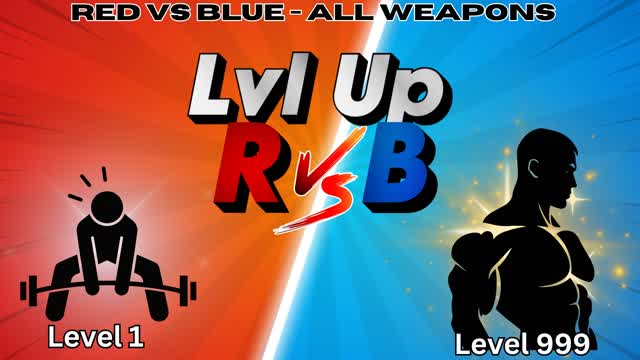 LvlUp Red vs Blue🔴🔵
