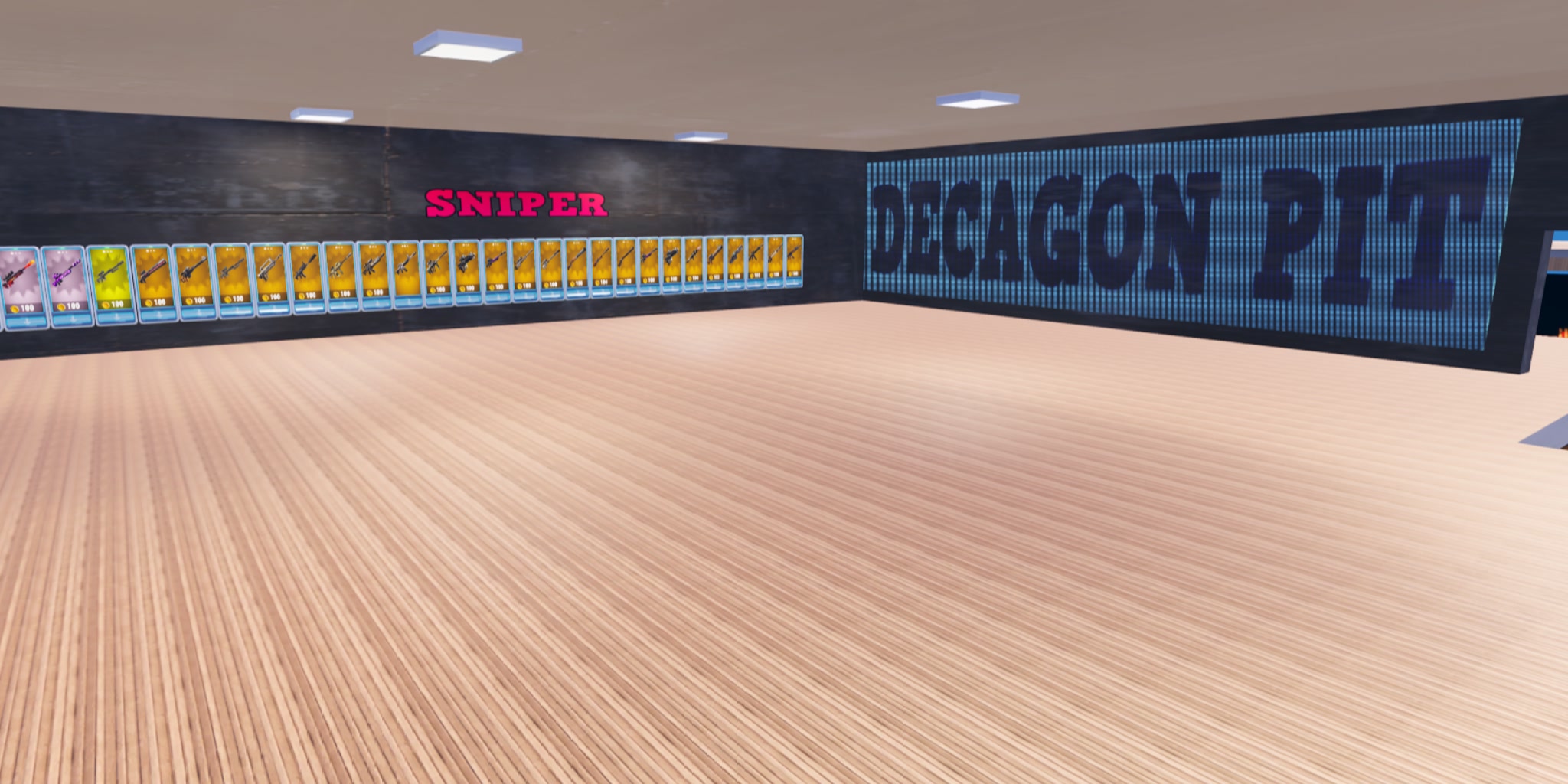 DECAGON PIT 2 TEAMS ( ALL GUNS )