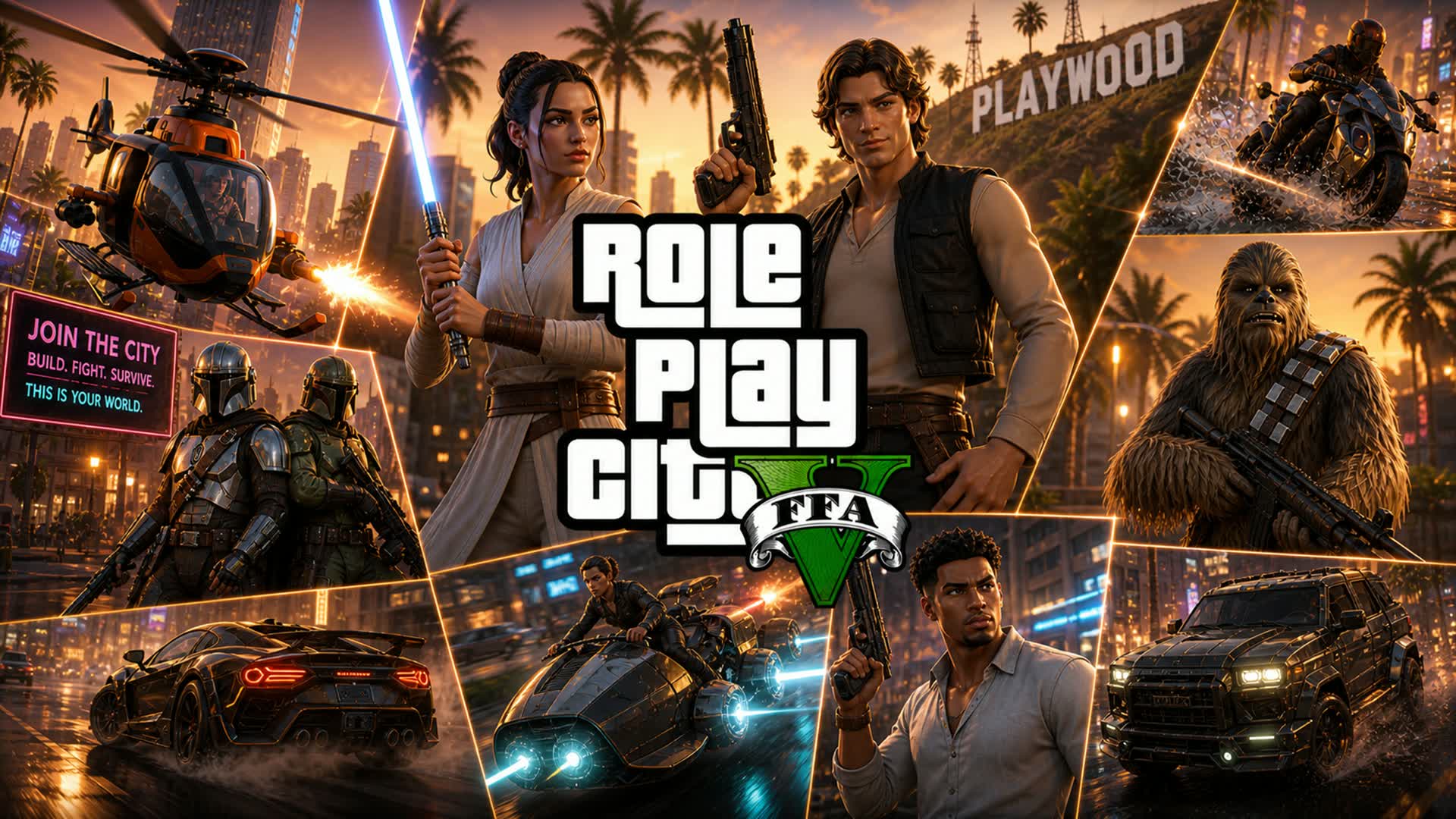 🌌 STAR WARS FFA: ROLE PLAY CITY 🌌