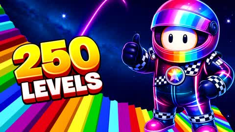 ⭐AWESOME 250+ FALL GUYS OBBY PARKOUR⭐