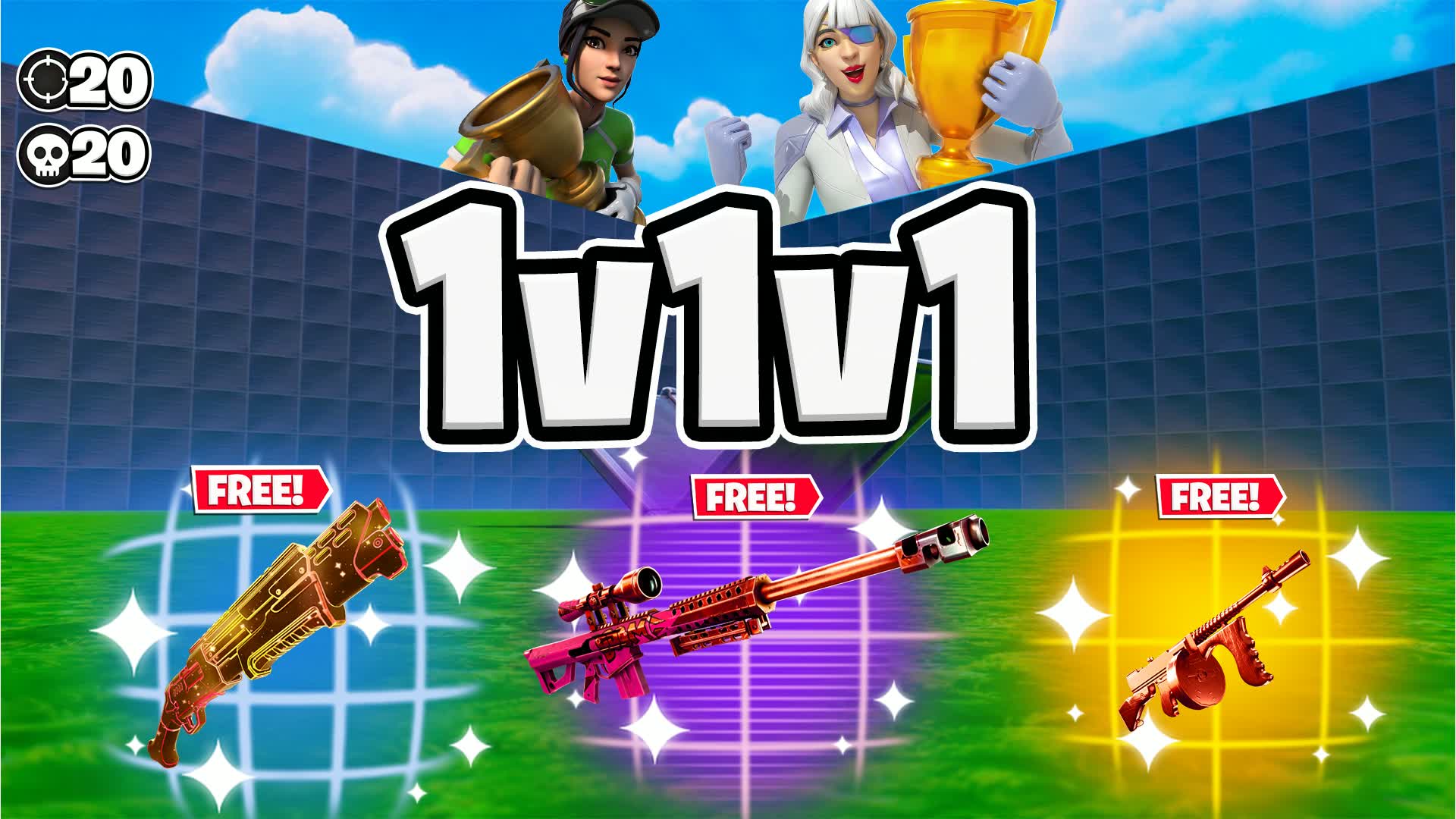 MEGA 1v1v1 FFA