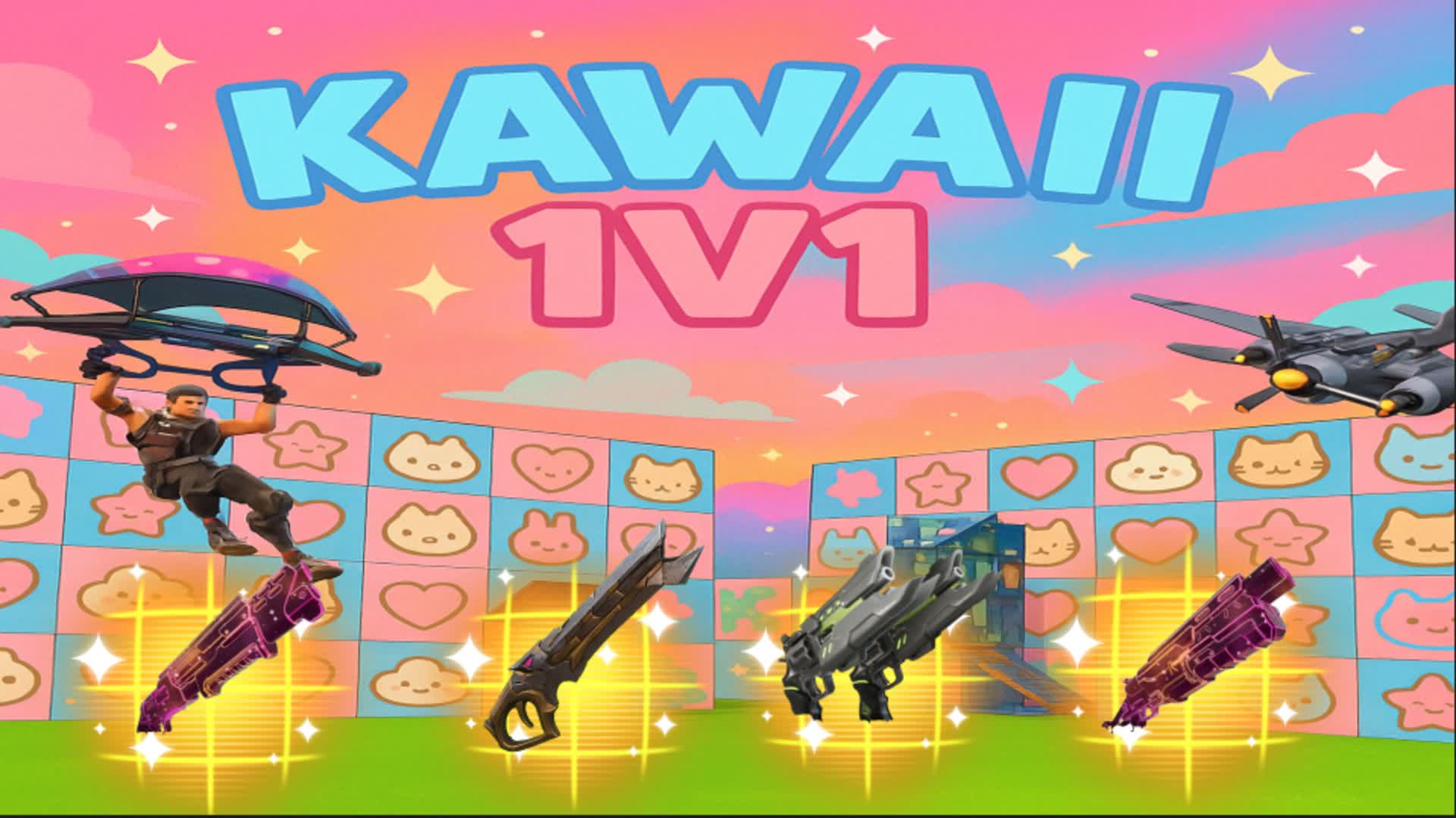 KAWAII 1V1 ALL GUNS & VEHICLES