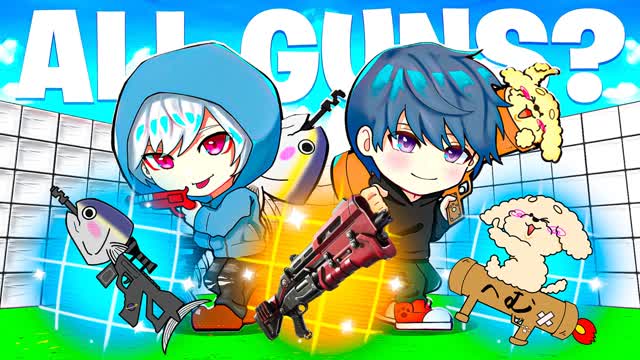 SUSHI VS DOG ALLGUNS？【へむとおすしとみんなの乱戦場】