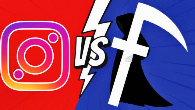 FACEBOOK🔵VS INSTAGRAM🔴