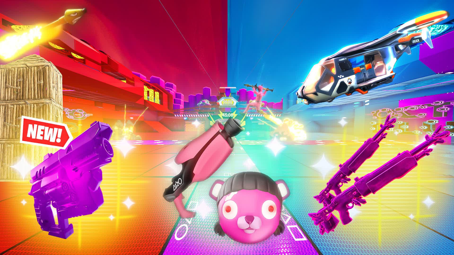 SQUID RED VS BLUE 🔴🔵[CUSTOM WEAPON]