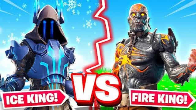 ICE vs FIRE Battle (New Weapons)